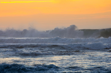 The coast of Atlantic ocean