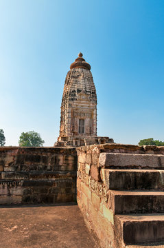 Parvati temple in  Khajuraho