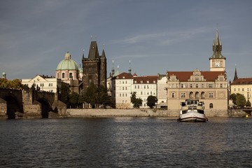 Summer panorama of Prague, Czech Republic