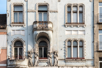 Fototapeta na wymiar Vintage Architecture In Cluj Napoca, Romania
