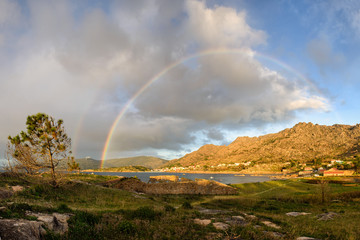 Arco Iris en el Monte Pindo