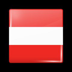 Flag of Austira. Glossy Icons