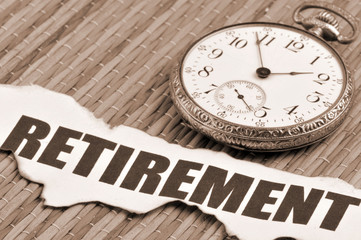 Retirement money timing concept