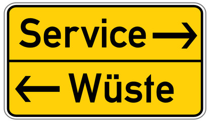 Service Schild  #150419-04