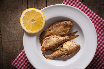 Fish on plate
