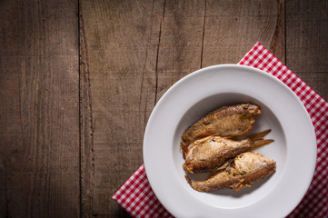 Fish on plate