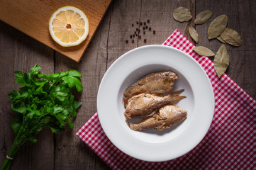 Fish on plate