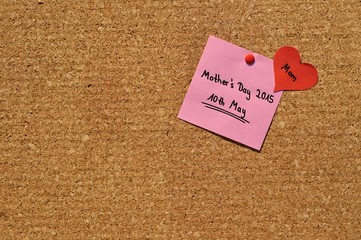 Memo: Mother´s Day 2015