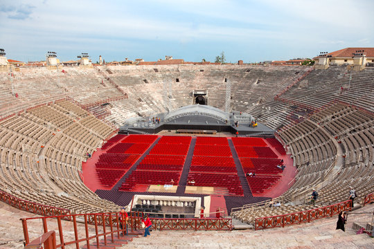Inside the Arena di Verona