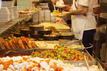 Theke eines türkischen Restaurants