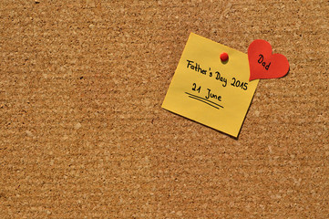 Memo: Father´s Day 2015