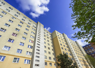 Obraz premium DDR Plattenbau