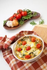Kale Tomato Frittata