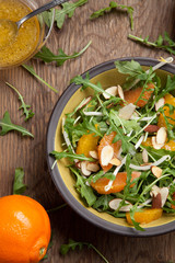 Arugula Salad with Mandarin Vinaigrette
