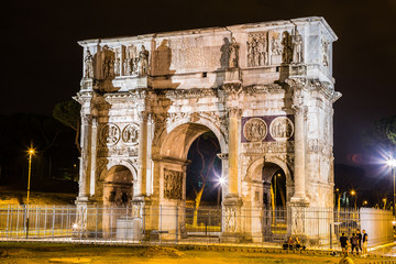 The Arch of Constantine in Rome