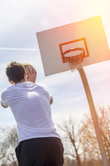 Fototapeta premium Shooting Free Throws
