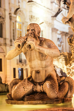 Moor Fountain in Rome