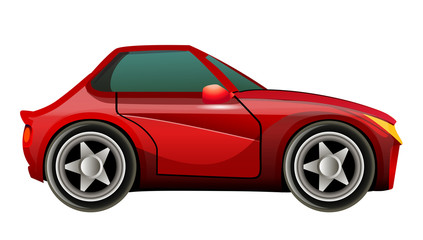 Plakat red car