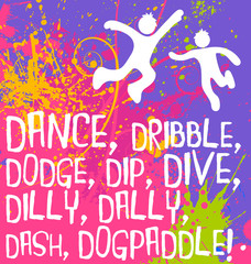 active figures motivational text fitness poster series