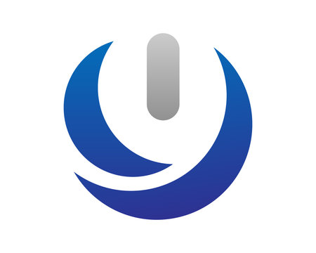 power button wave logo