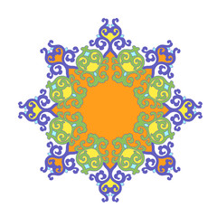 Color oriental ornament.