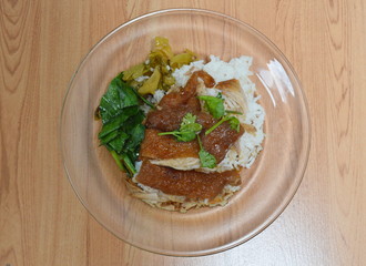 stewed pork leg with rice