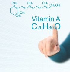Chemical formula of Vitamin A