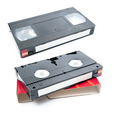 Videotape Isolated On White Background.