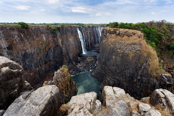 view of Victoria falls canyon