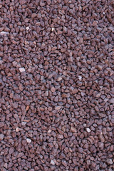 Red pebbles