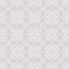 Gordijnen Seamless Texture wallpapers in the style of Baroque . Background © BAIVECTOR
