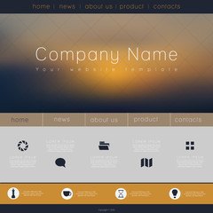 business website template