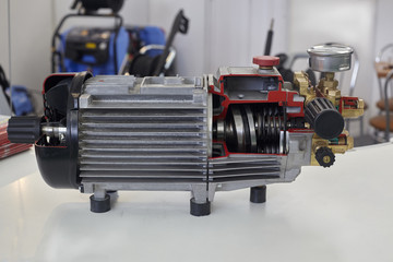 Opened electric motor