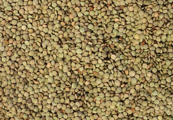 Green lentil background