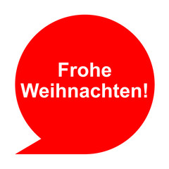 Icono texto Frohe Weihnachten!
