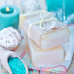 sea salt and soap