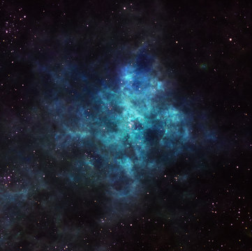 Nebula in outer space