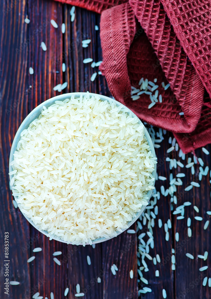 Poster raw rice