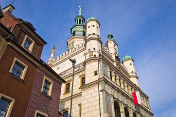 Obraz premium Old town hall in Poznan, Poland