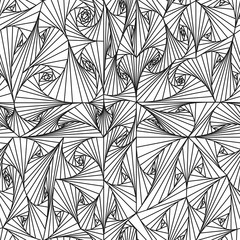 Seamless angle pattern black and white.