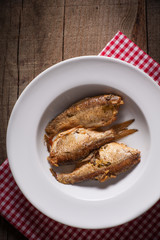 Fish on plate