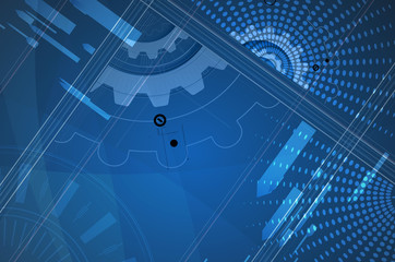 New future technology concept abstract background