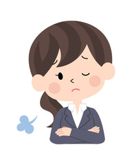 スーツ姿の女性13