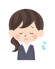 スーツ姿の女性11