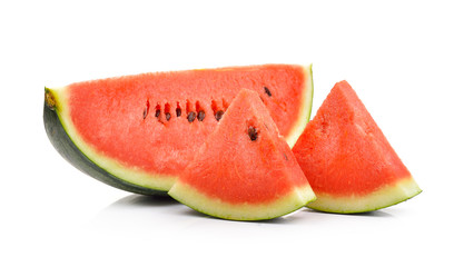 ripe watermelon isolated on a white background