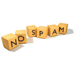 Würfel mit No Spam