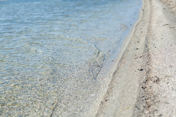 seaside of the Azov sea