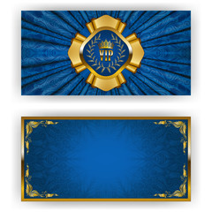 Elegant template for vip luxury invitation