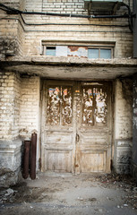 Fototapeta na wymiar Abandoned Doorway