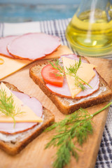 sandwich with ham